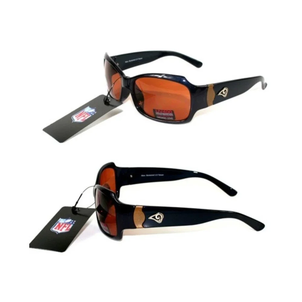 NFL Los Angeles Rams Sunglasses Bombshell Amber Lens UV Protection NFL Official